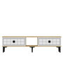 Hanah Home Yuka 150 - Roble Zafiro y Blanco